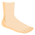 Foot: Light Skin Tone Emoji Copy Paste ― 🦶🏻 - google-android