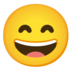 Grinning Face With Smiling Eyes Emoji Copy Paste ― 😄 - google-android