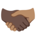 Handshake: Dark Skin Tone, Medium Skin Tone Emoji Copy Paste ― 🫱🏿‍🫲🏽 - google-android