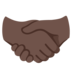 Handshake: Dark Skin Tone Emoji Copy Paste ― 🤝🏿 - google-android