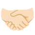 Handshake: Light Skin Tone Emoji Copy Paste ― 🤝🏻 - google-android