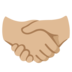 Handshake: Medium-light Skin Tone Emoji Copy Paste ― 🤝🏼 - google-android