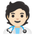 Health Worker: Light Skin Tone Emoji Copy Paste ― 🧑🏻‍⚕ - google-android