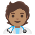 Health Worker: Medium Skin Tone Emoji Copy Paste ― 🧑🏽‍⚕ - google-android