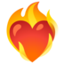 Heart On Fire Emoji Copy Paste ― ❤️‍🔥 - google-android