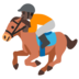 Horse Racing: Dark Skin Tone Emoji Copy Paste ― 🏇🏿 - google-android