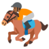 Horse Racing: Medium-dark Skin Tone Emoji Copy Paste ― 🏇🏾 - google-android