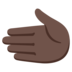 Leftwards Hand: Dark Skin Tone Emoji Copy Paste ― 🫲🏿 - google-android