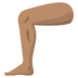 Leg: Medium Skin Tone Emoji Copy Paste ― 🦵🏽 - google-android