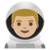 Man Astronaut: Medium-light Skin Tone Emoji Copy Paste ― 👨🏼‍🚀 - google-android