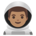 Man Astronaut: Medium Skin Tone Emoji Copy Paste ― 👨🏽‍🚀 - google-android