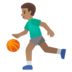 Man Bouncing Ball: Medium Skin Tone Emoji Copy Paste ― ⛹🏽‍♂ - google-android
