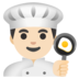 Man Cook: Light Skin Tone Emoji Copy Paste ― 👨🏻‍🍳 - google-android