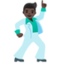 Man Dancing: Dark Skin Tone Emoji Copy Paste ― 🕺🏿 - google-android