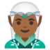Man Elf: Medium-dark Skin Tone Emoji Copy Paste ― 🧝🏾‍♂ - google-android