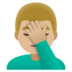 Man Facepalming: Medium-light Skin Tone Emoji Copy Paste ― 🤦🏼‍♂ - google-android