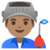 Man Factory Worker: Medium Skin Tone Emoji Copy Paste ― 👨🏽‍🏭 - google-android