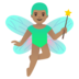 Man Fairy: Medium Skin Tone Emoji Copy Paste ― 🧚🏽‍♂ - google-android