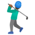 Man Golfing: Medium-dark Skin Tone Emoji Copy Paste ― 🏌🏾‍♂ - google-android