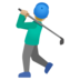 Man Golfing: Medium-light Skin Tone Emoji Copy Paste ― 🏌🏼‍♂ - google-android