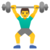 Man Lifting Weights Emoji Copy Paste ― 🏋️‍♂️ - google-android
