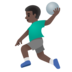 Man Playing Handball: Dark Skin Tone Emoji Copy Paste ― 🤾🏿‍♂ - google-android