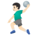Man Playing Handball: Light Skin Tone Emoji Copy Paste ― 🤾🏻‍♂ - google-android