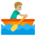 Man Rowing Boat: Medium-light Skin Tone Emoji Copy Paste ― 🚣🏼‍♂ - google-android