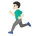 Man Running: Light Skin Tone Emoji Copy Paste ― 🏃🏻‍♂ - google-android