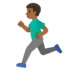 Man Running: Medium-dark Skin Tone Emoji Copy Paste ― 🏃🏾‍♂ - google-android