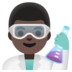Man Scientist: Dark Skin Tone Emoji Copy Paste ― 👨🏿‍🔬 - google-android
