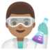 Man Scientist: Medium Skin Tone Emoji Copy Paste ― 👨🏽‍🔬 - google-android