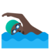 Man Swimming: Dark Skin Tone Emoji Copy Paste ― 🏊🏿‍♂ - google-android