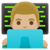 Man Technologist: Medium-light Skin Tone Emoji Copy Paste ― 👨🏼‍💻 - google-android