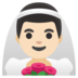 Man With Veil: Light Skin Tone Emoji Copy Paste ― 👰🏻‍♂ - google-android
