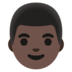 Man: Dark Skin Tone Emoji Copy Paste ― 👨🏿 - google-android