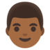 Man: Medium-dark Skin Tone Emoji Copy Paste ― 👨🏾 - google-android