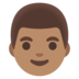Man: Medium Skin Tone Emoji Copy Paste ― 👨🏽 - google-android