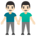 Men Holding Hands: Light Skin Tone Emoji Copy Paste ― 👬🏻 - google-android