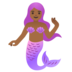 Mermaid: Medium-dark Skin Tone Emoji Copy Paste ― 🧜🏾‍♀ - google-android