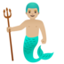 Merman: Medium-light Skin Tone Emoji Copy Paste ― 🧜🏼‍♂ - google-android