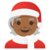 Mx Claus: Medium-dark Skin Tone Emoji Copy Paste ― 🧑🏾‍🎄 - google-android