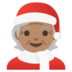 Mx Claus: Medium Skin Tone Emoji Copy Paste ― 🧑🏽‍🎄 - google-android