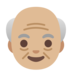 Old Man: Medium-light Skin Tone Emoji Copy Paste ― 👴🏼 - google-android