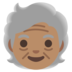 Older Person: Medium Skin Tone Emoji Copy Paste ― 🧓🏽 - google-android