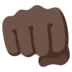 Oncoming Fist: Dark Skin Tone Emoji Copy Paste ― 👊🏿 - google-android