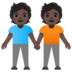 People Holding Hands: Dark Skin Tone Emoji Copy Paste ― 🧑🏿‍🤝‍🧑🏿 - google-android