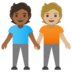 People Holding Hands: Medium-dark Skin Tone, Medium-light Skin Tone Emoji Copy Paste ― 🧑🏾‍🤝‍🧑🏼 - google-android