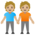 People Holding Hands: Medium-light Skin Tone Emoji Copy Paste ― 🧑🏼‍🤝‍🧑🏼 - google-android
