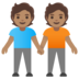 People Holding Hands: Medium Skin Tone Emoji Copy Paste ― 🧑🏽‍🤝‍🧑🏽 - google-android